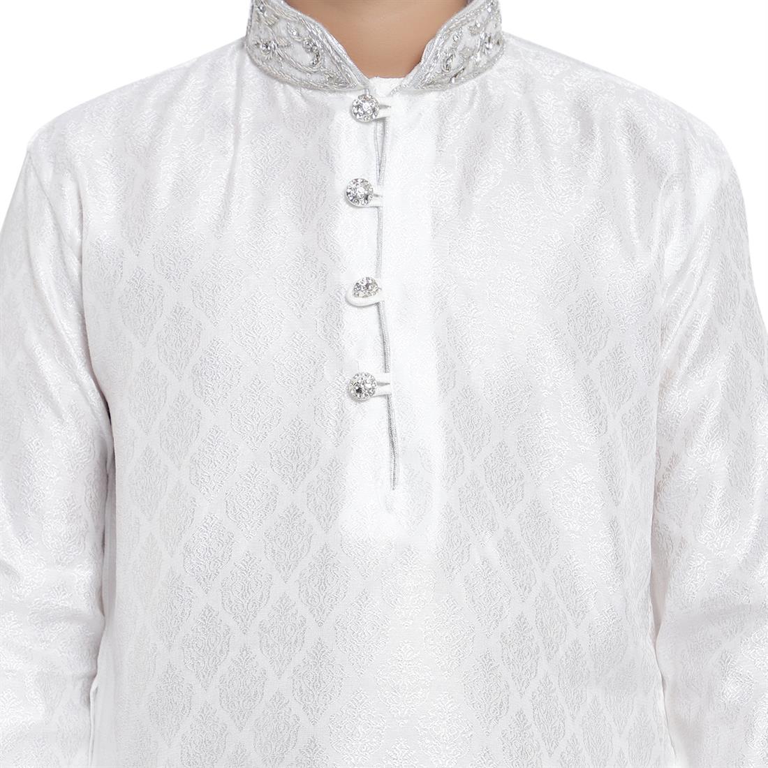 White Boys Kurta Pajama