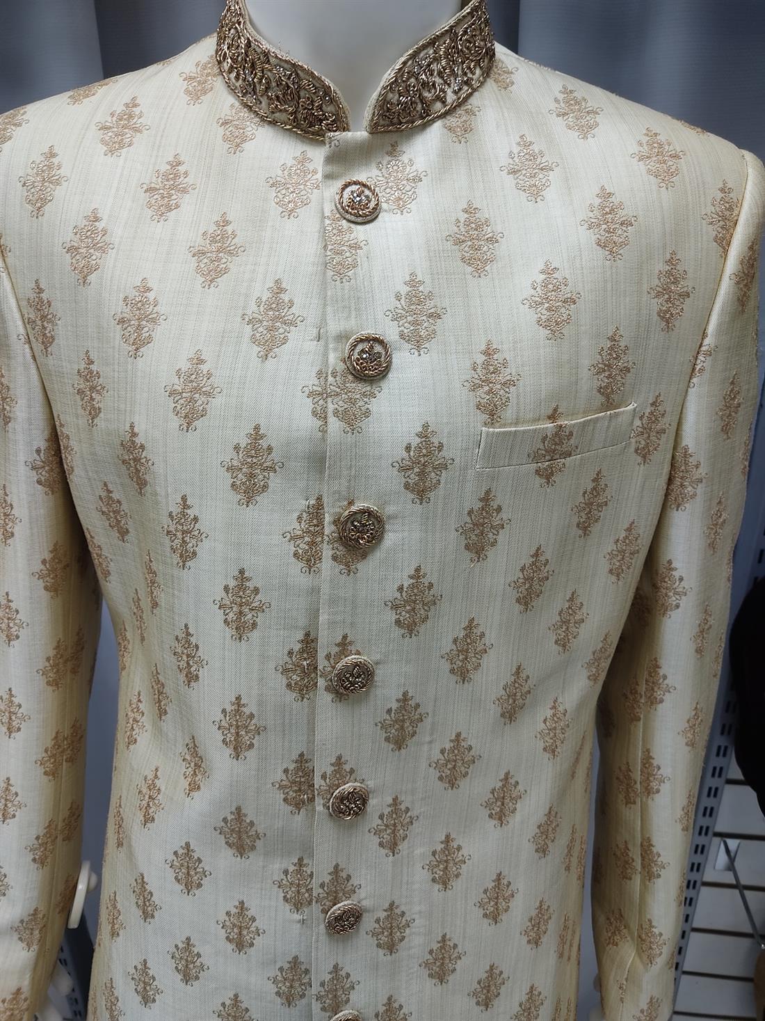 Gold Mens Sherwani