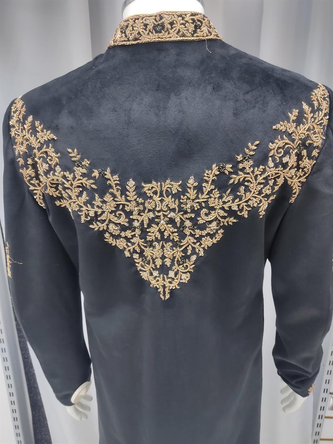 Black Mens Sherwani