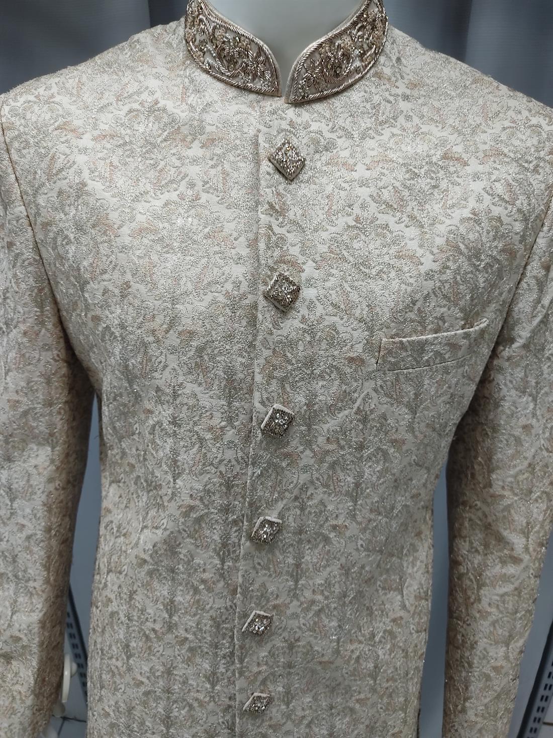Gold Mens Sherwani