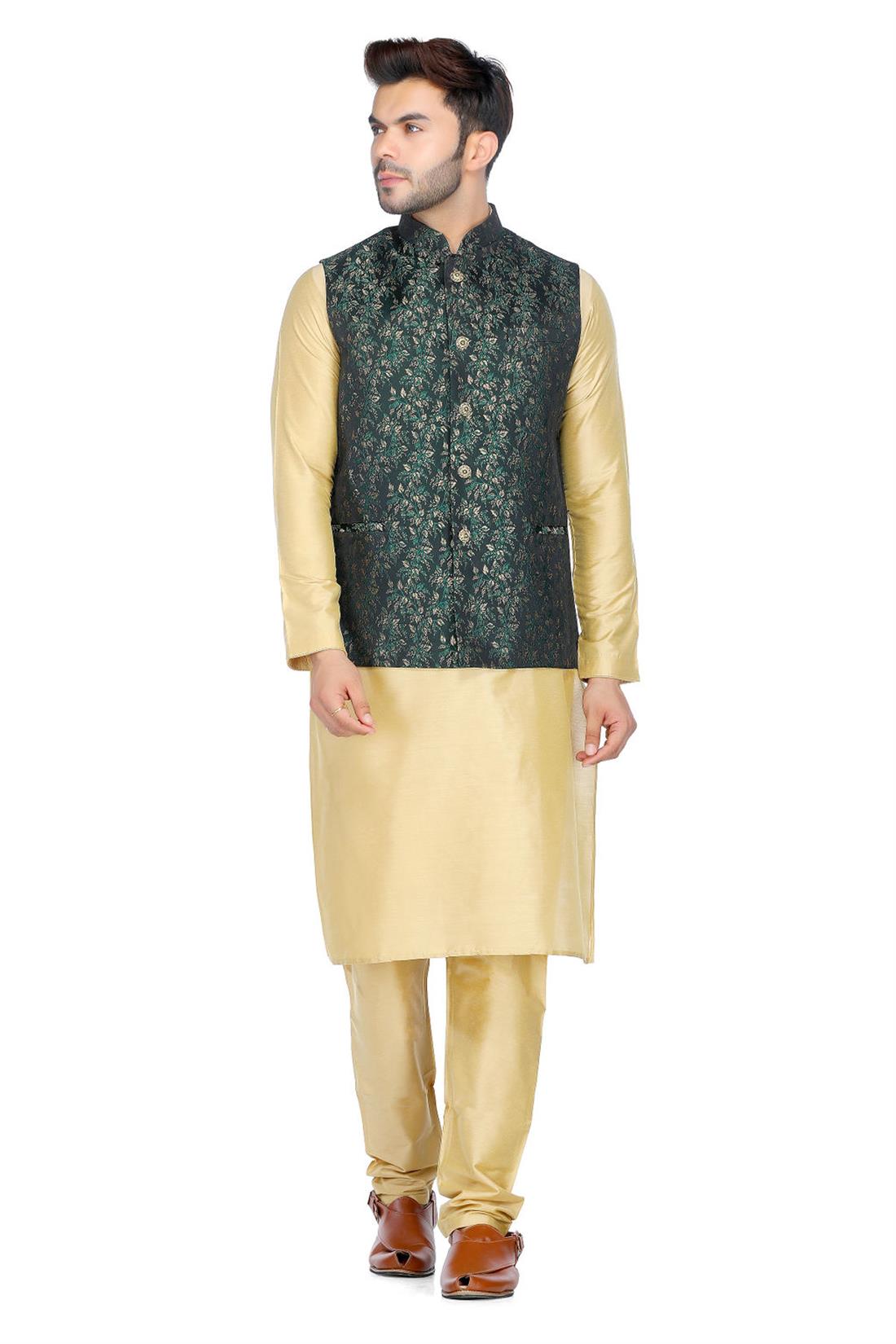 Green Mens Waistcoat