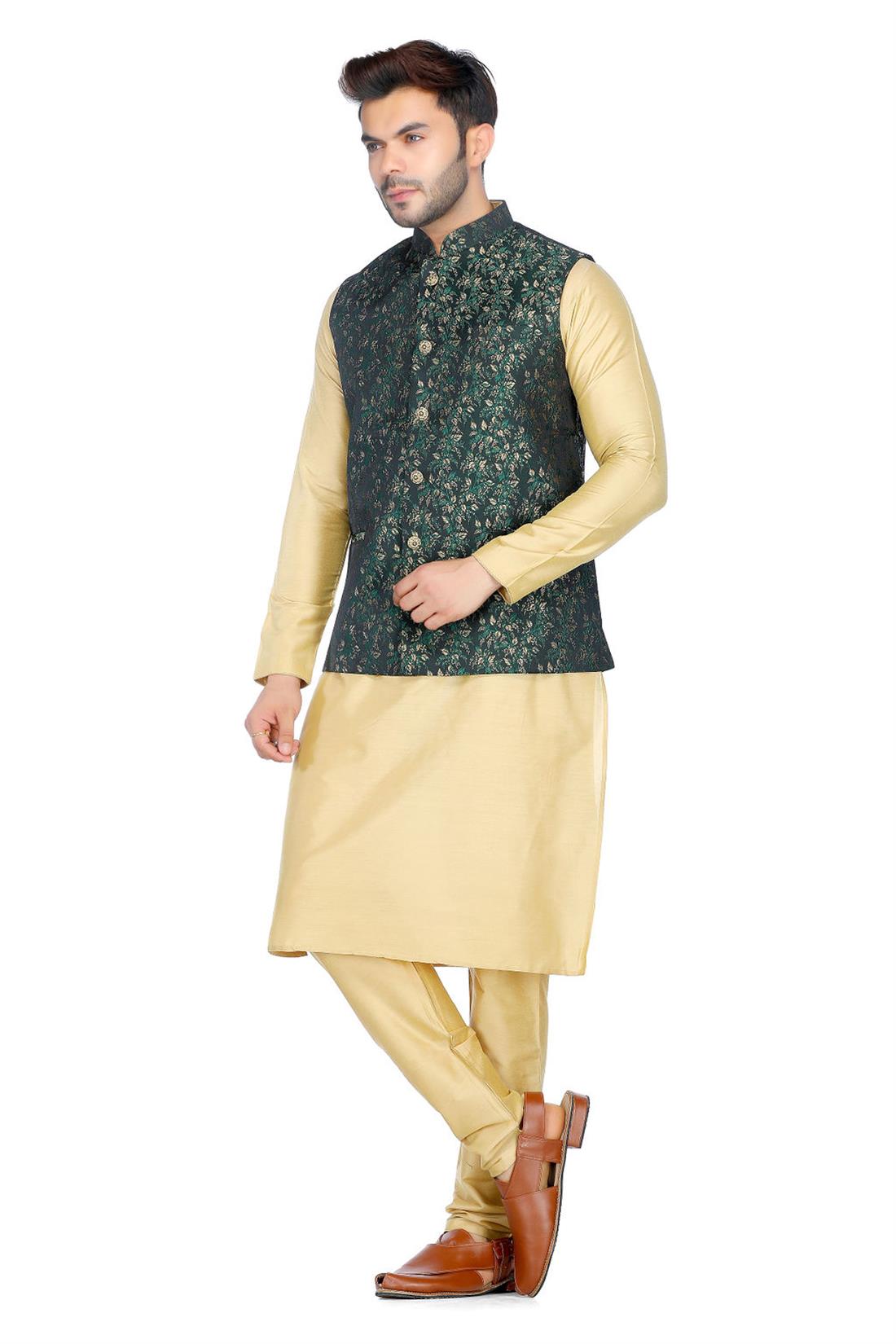 Green Mens Waistcoat