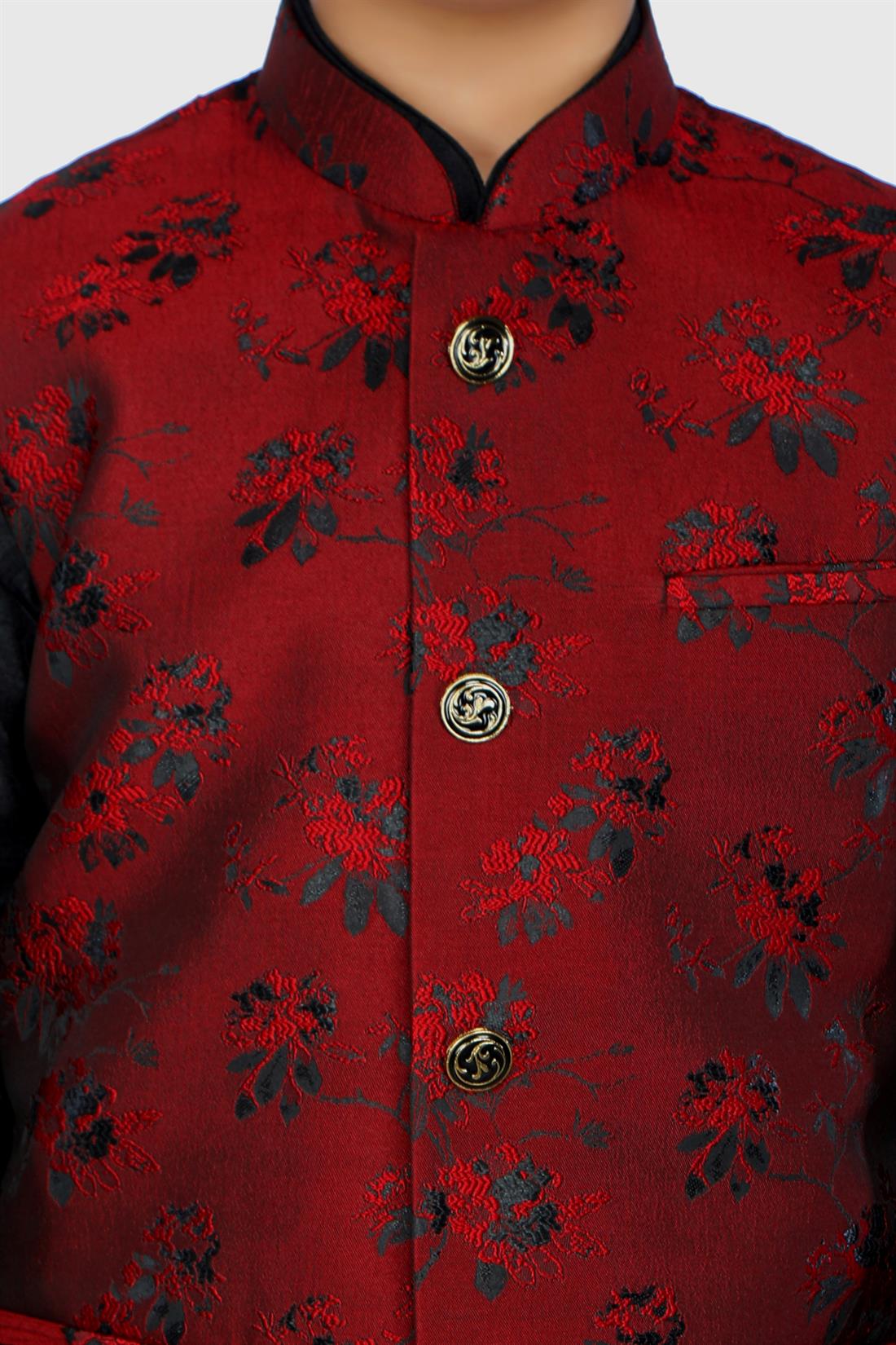 Maroon Boys Waistcoat