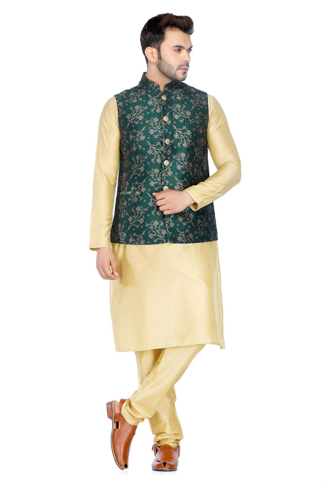Green Mens Waistcoat