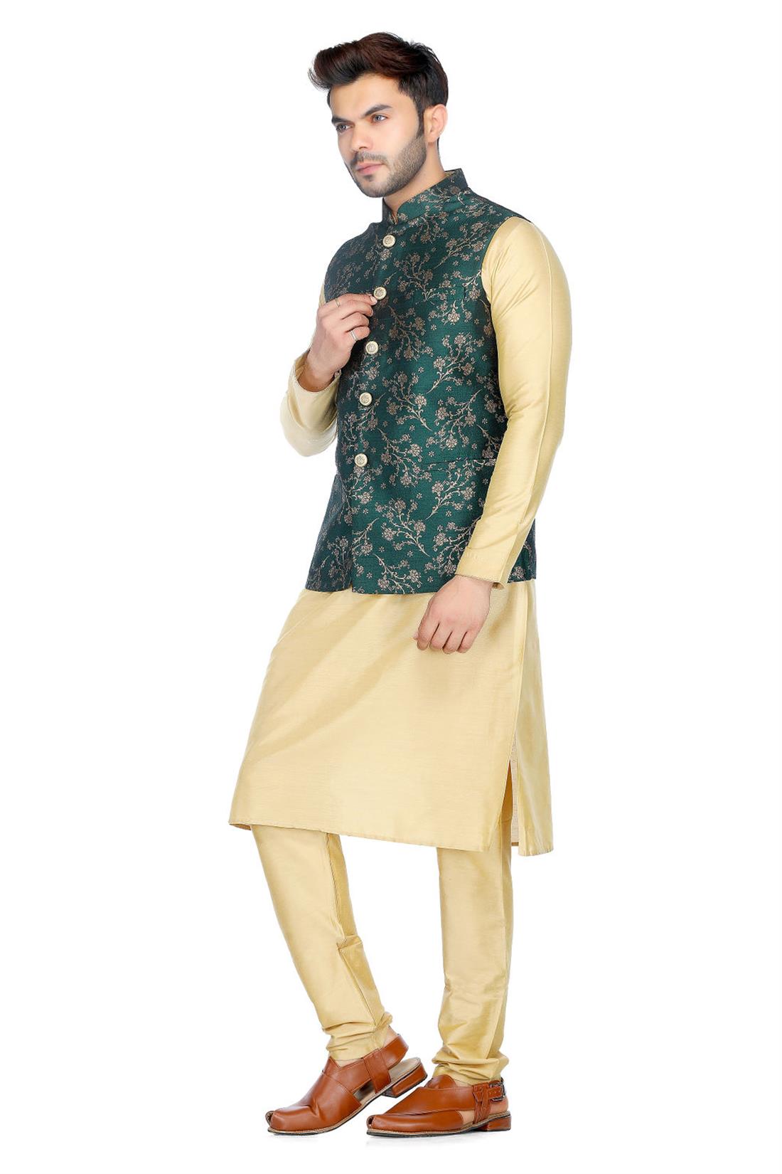Green Mens Waistcoat