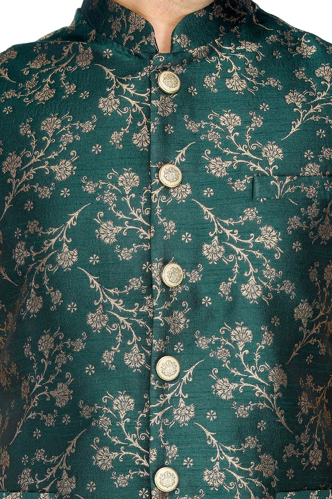 Green Mens Waistcoat
