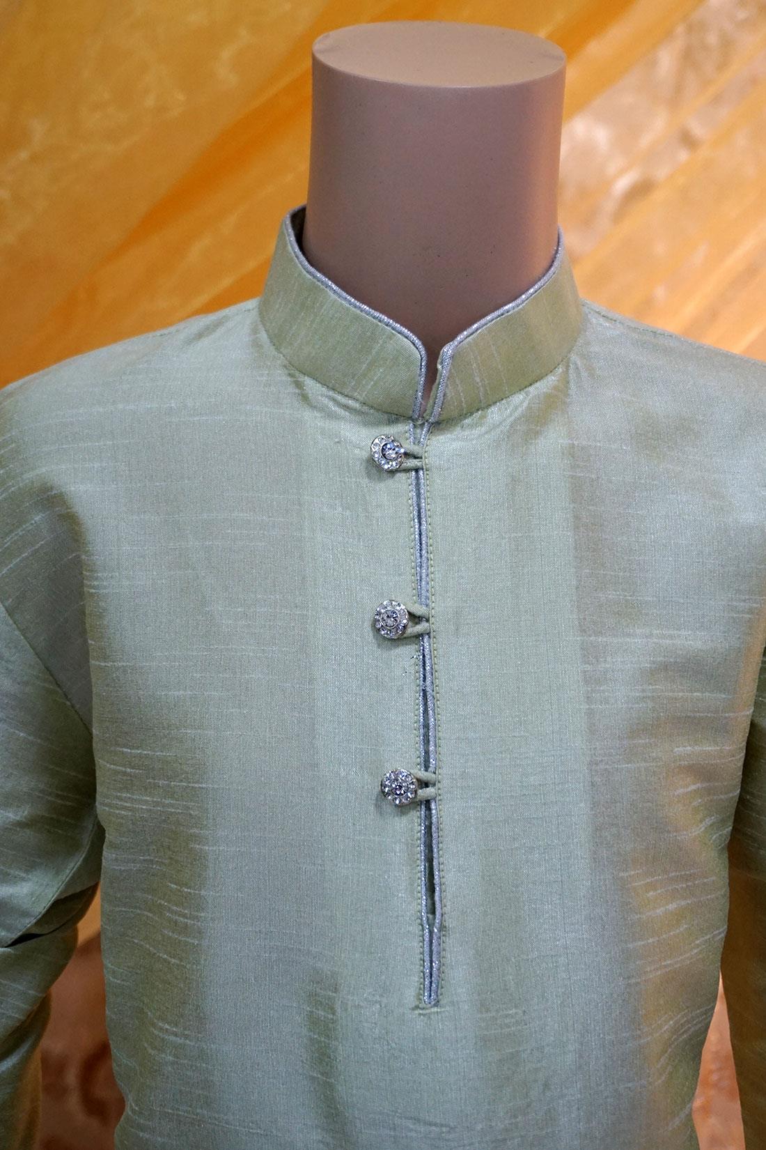 Light Green Boys Kurta Pajama