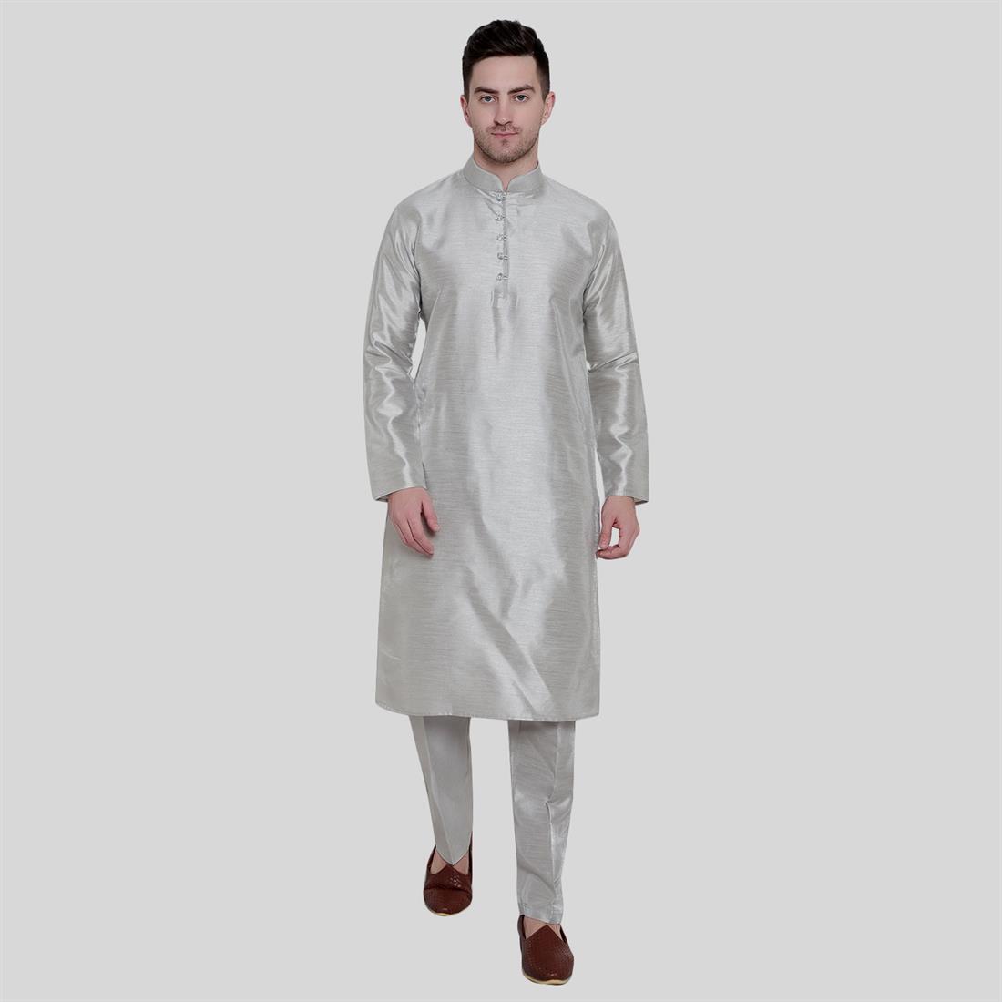 Silk Art dupion kurta pajma