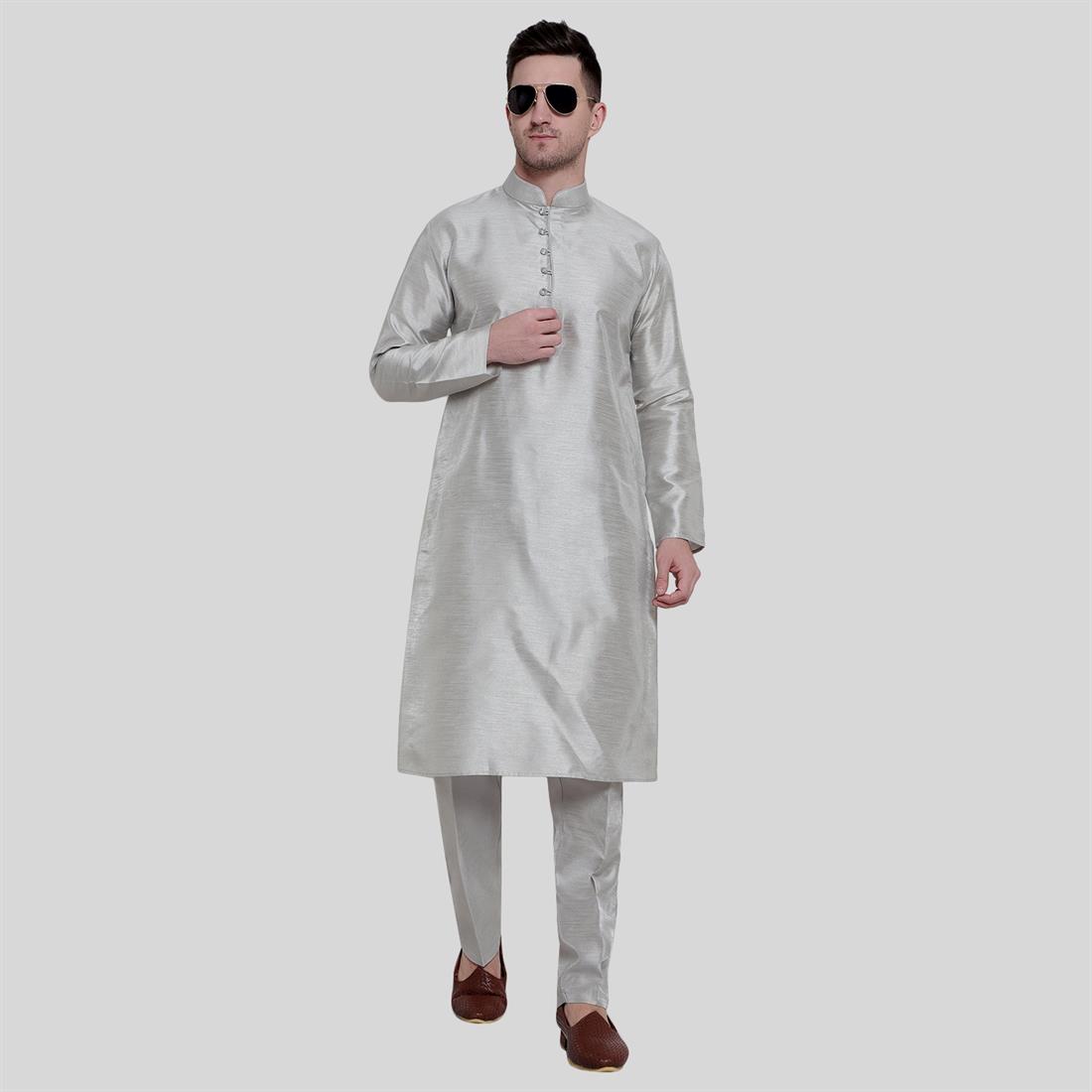 Silk Art dupion kurta pajma