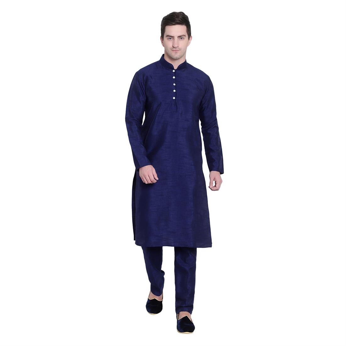 Silk Art dupion kurta pajma