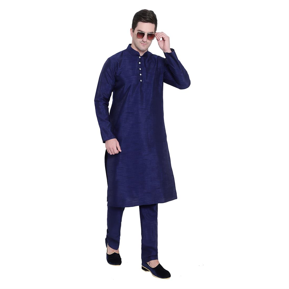Silk Art dupion kurta pajma