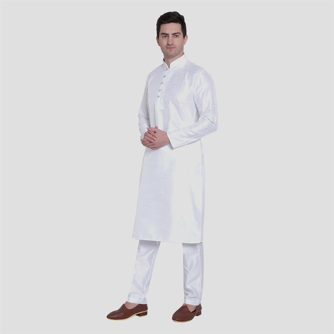 Silk Art dupion kurta pajma