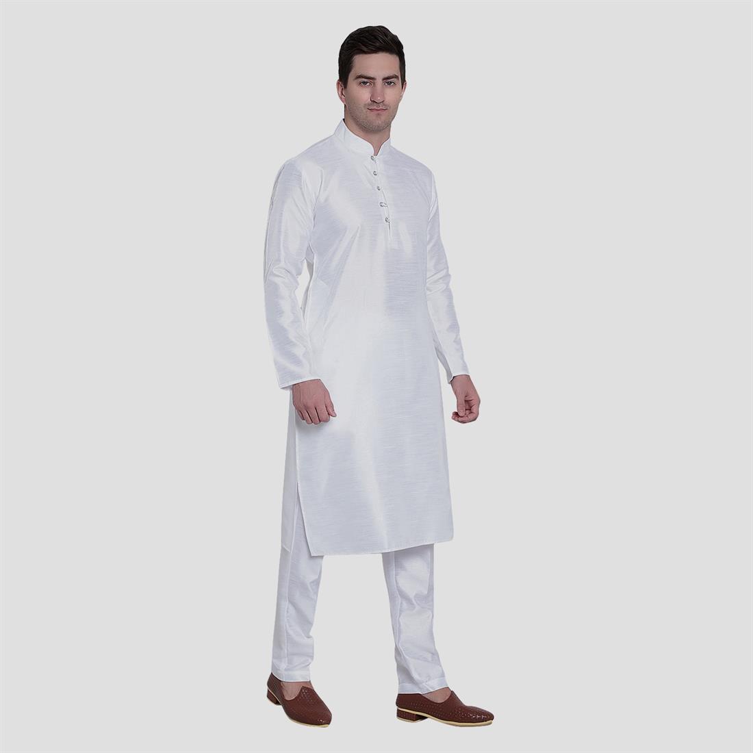 Silk Art dupion kurta pajma