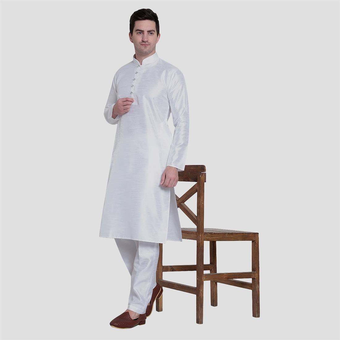 Silk Art dupion kurta pajma