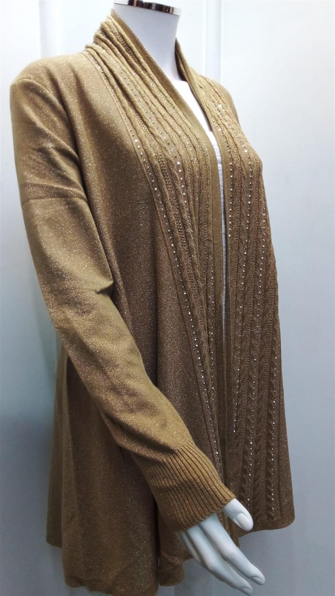 Gold Ladies Cardigan