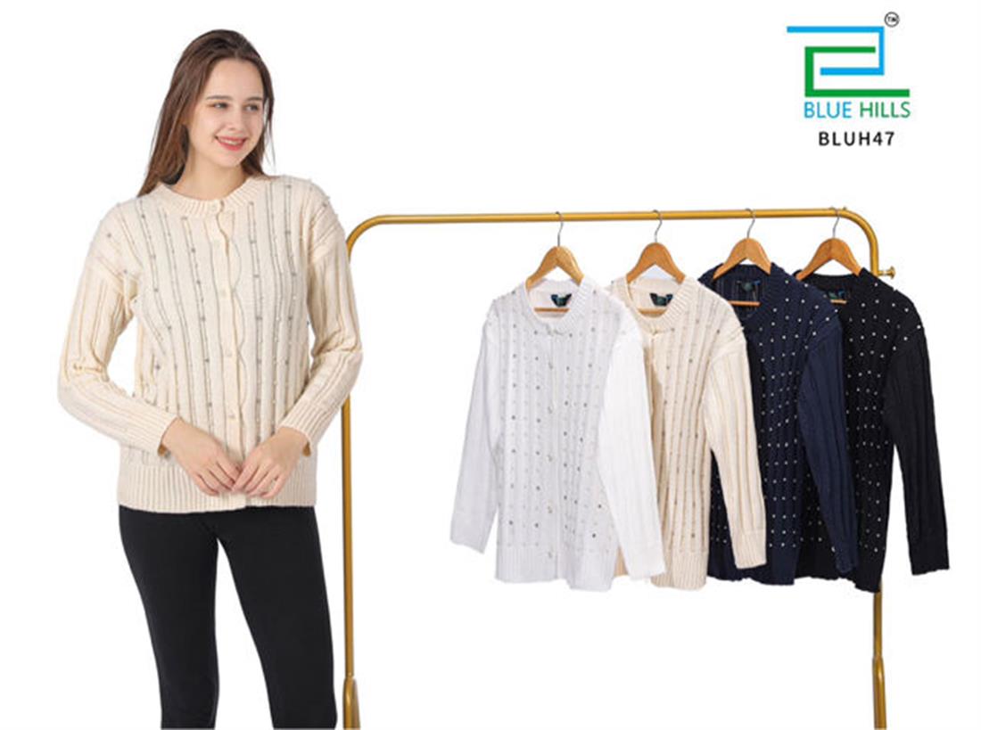 Navy Ladies Cardigan