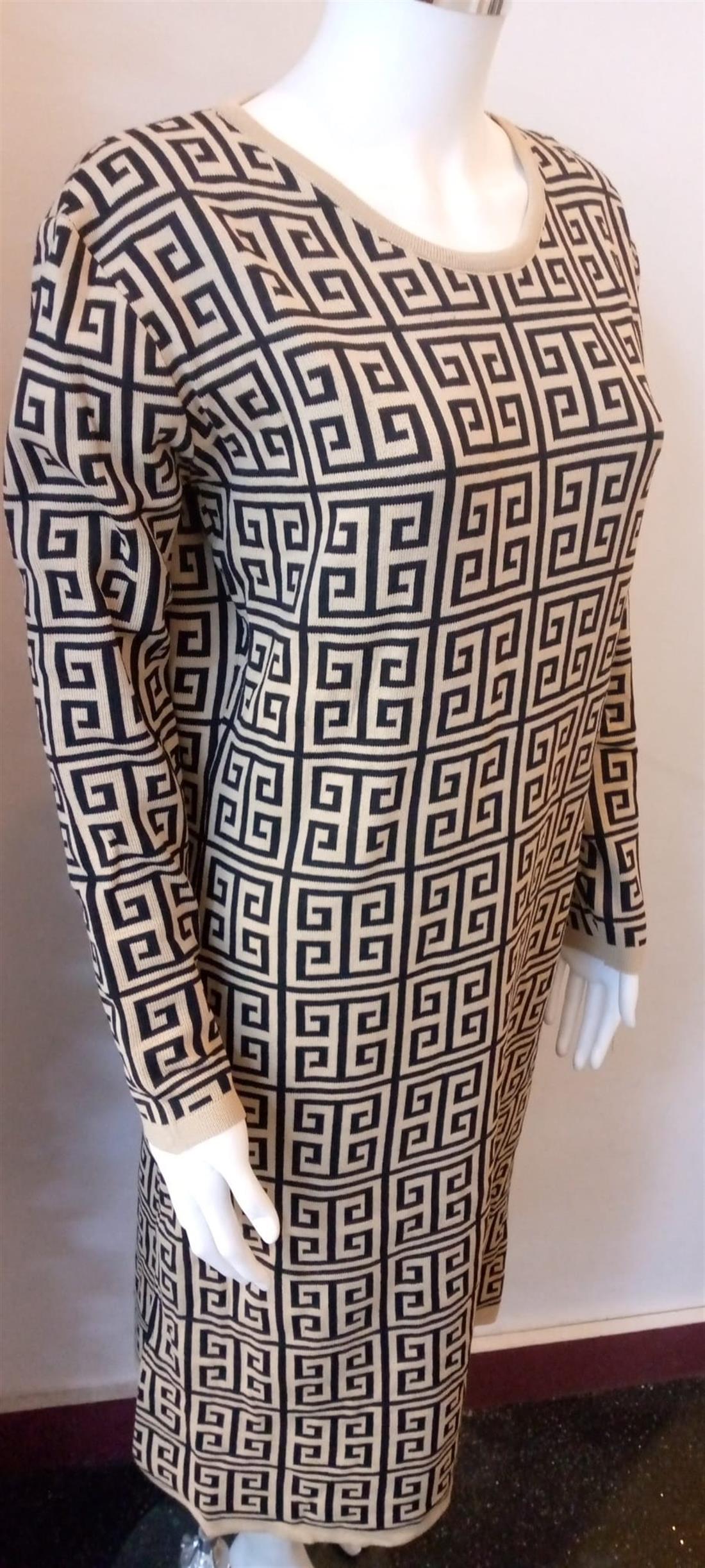 Black Printed Jumper