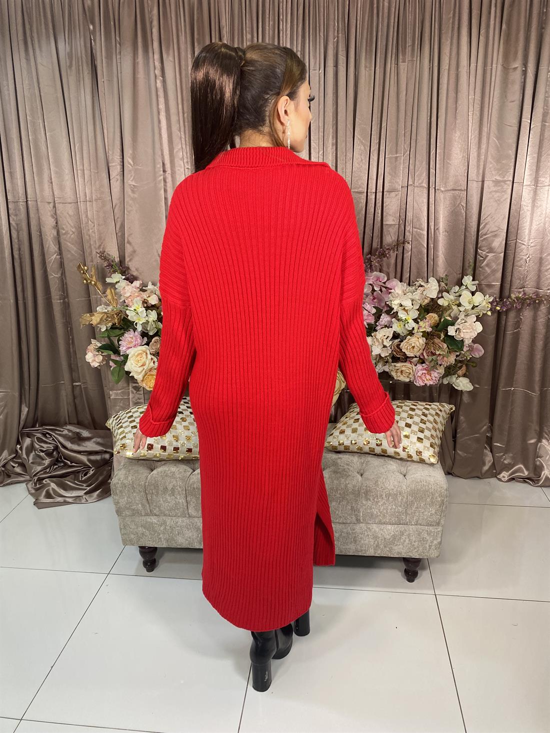 Red Jumper Dress