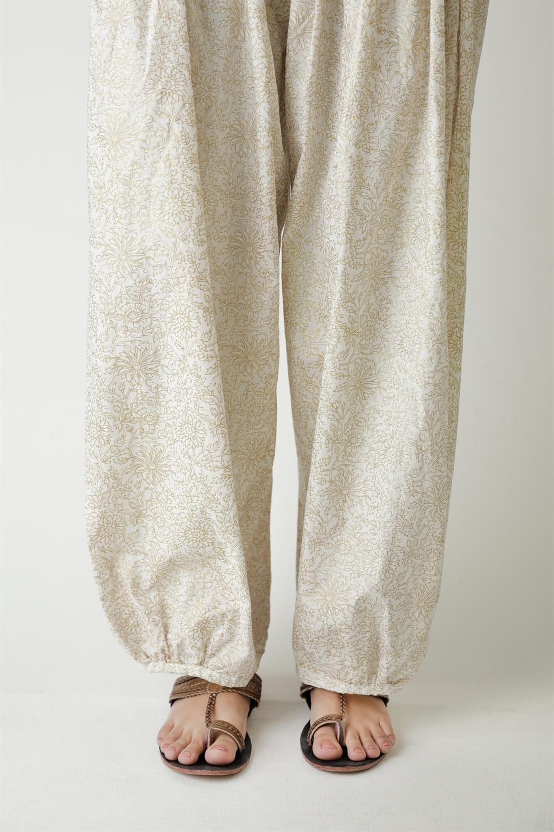 Off White Ethnic Designer Ladies Ready to Wear Suits