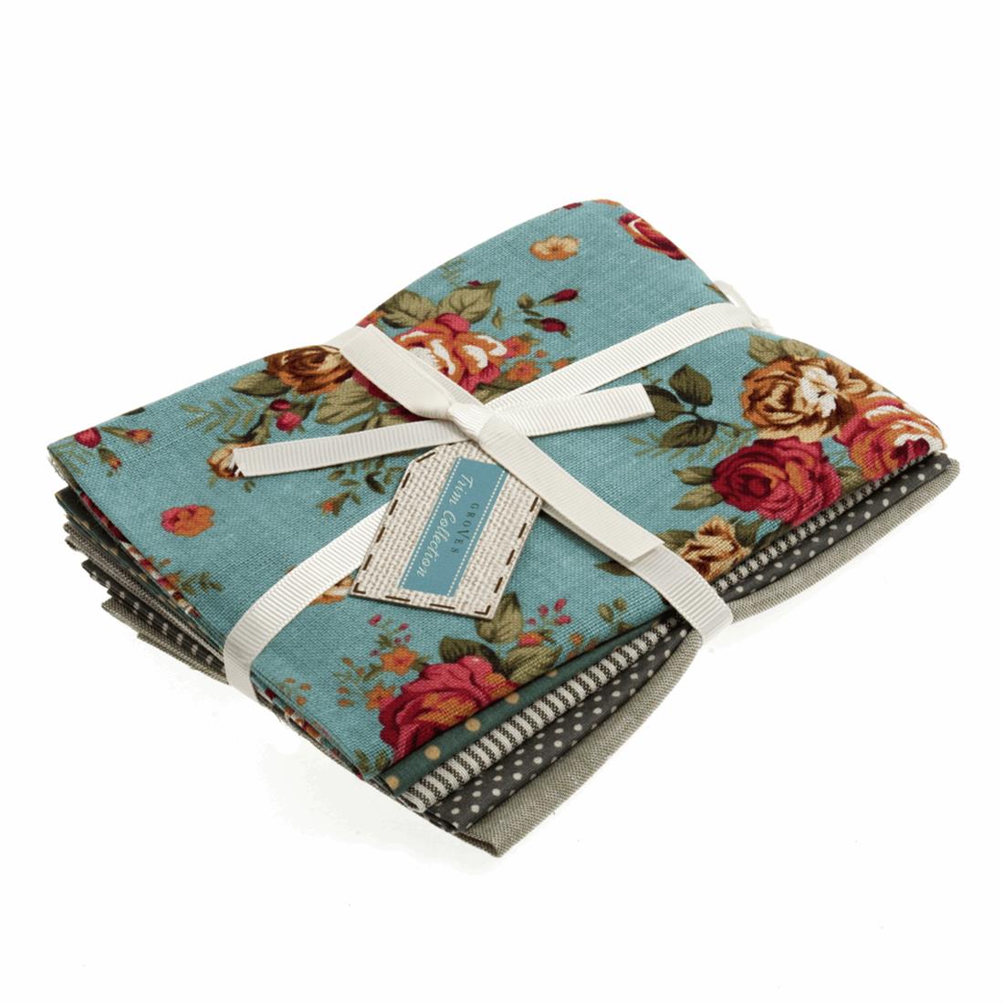 Multicolour Cotton Fat Quarter Bundle