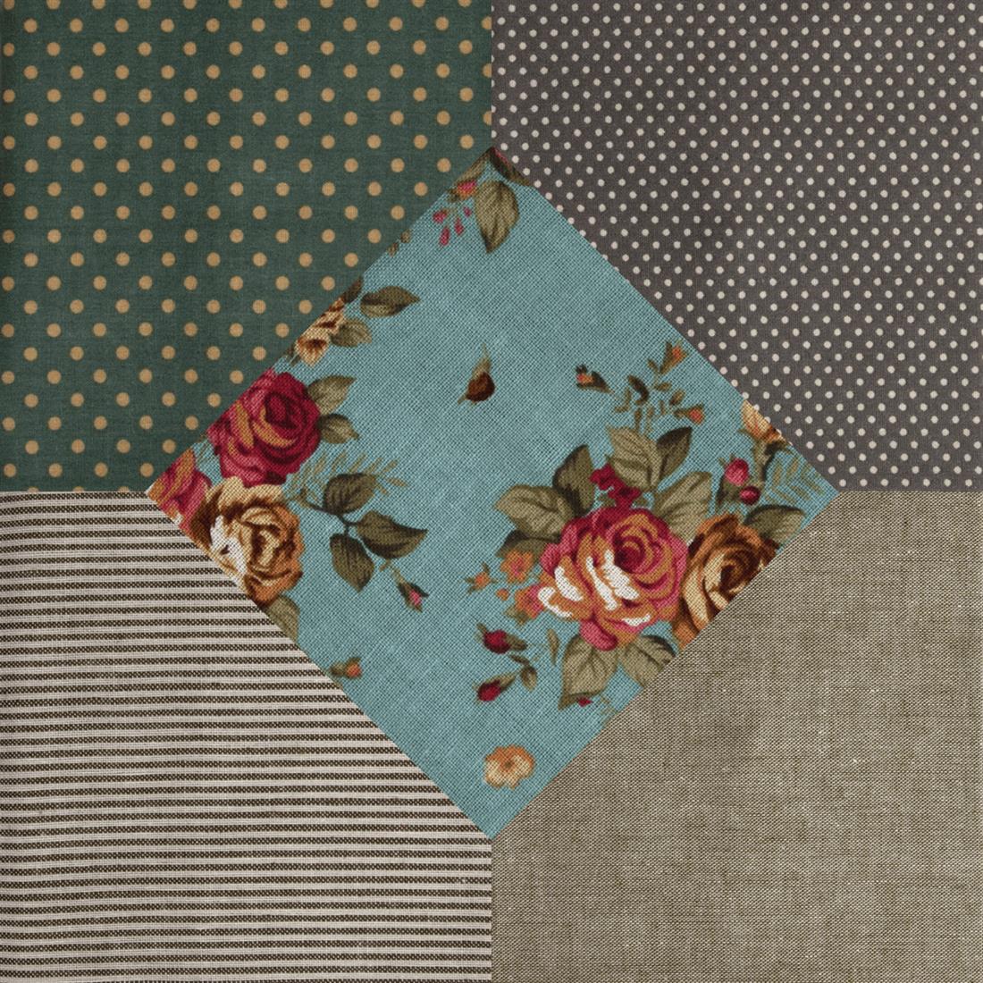 Multicolour Cotton Fat Quarter Bundle