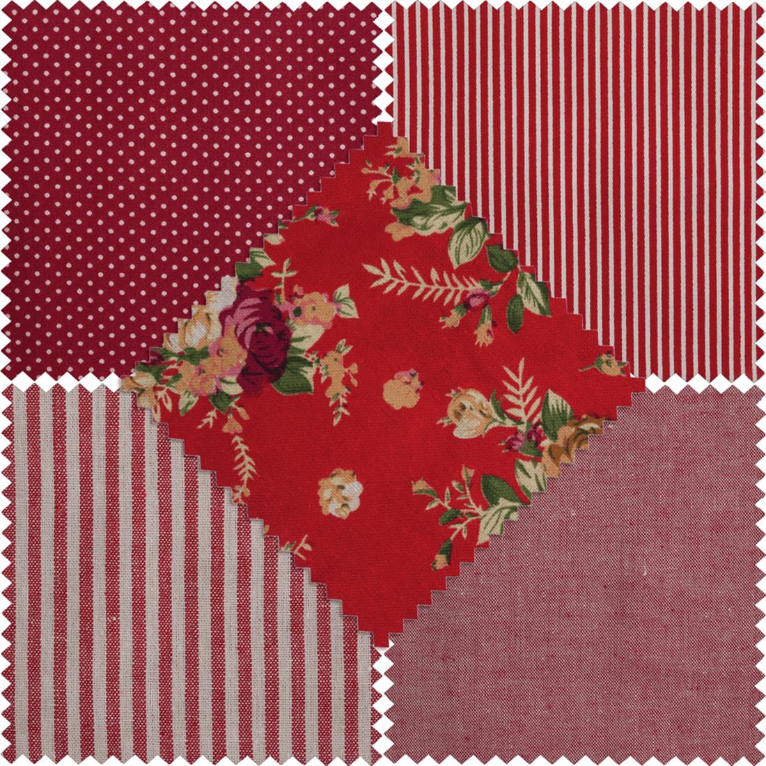 Reds Printed Fat Quarter Bundle