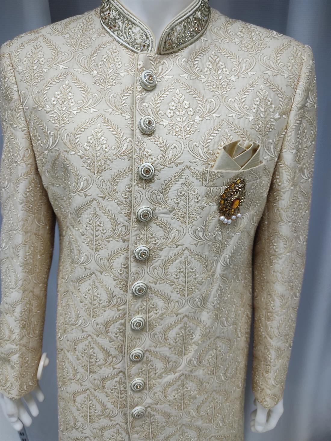 Gold Mens Sherwani