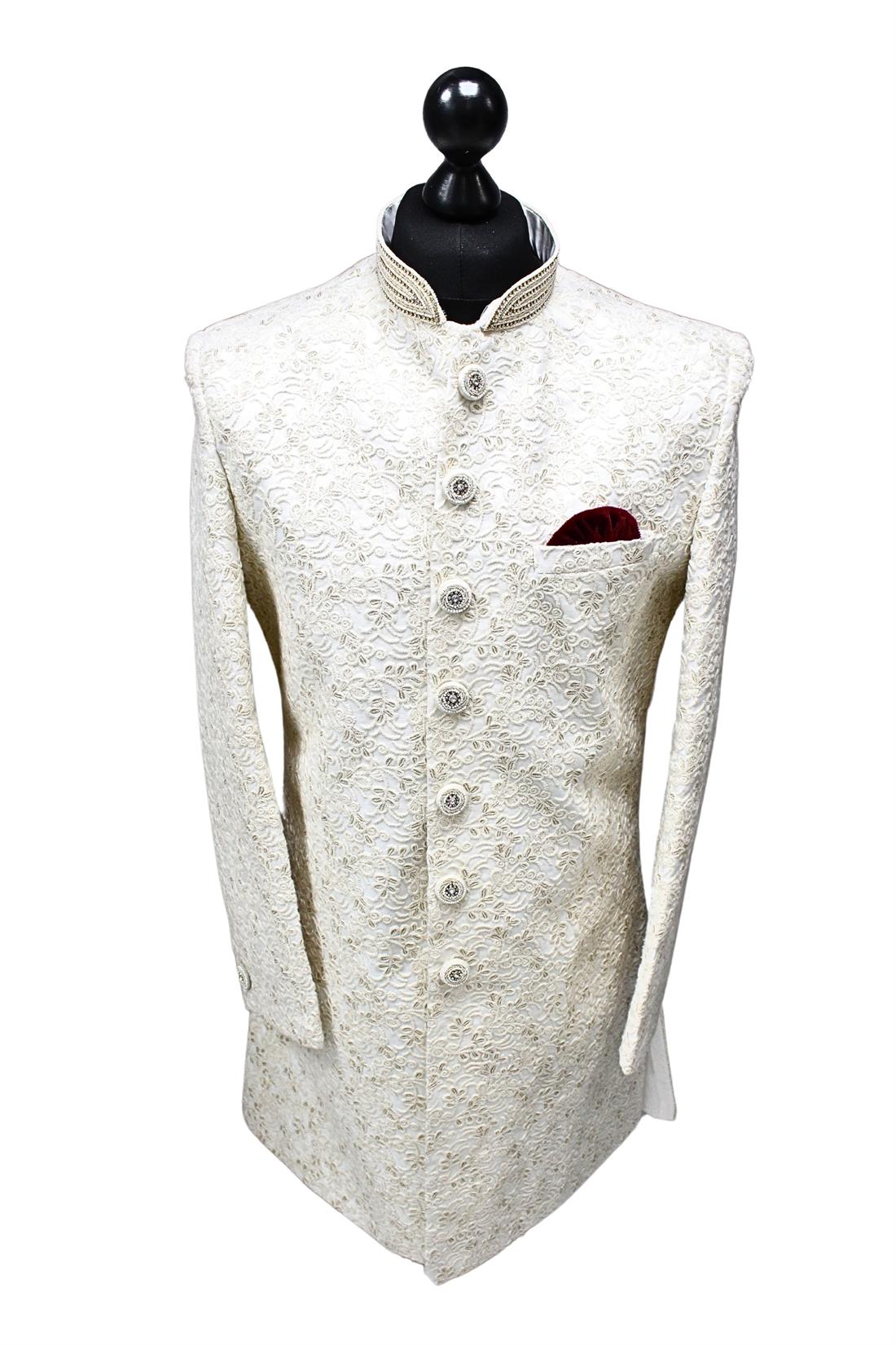 Ivory Mens Sherwani