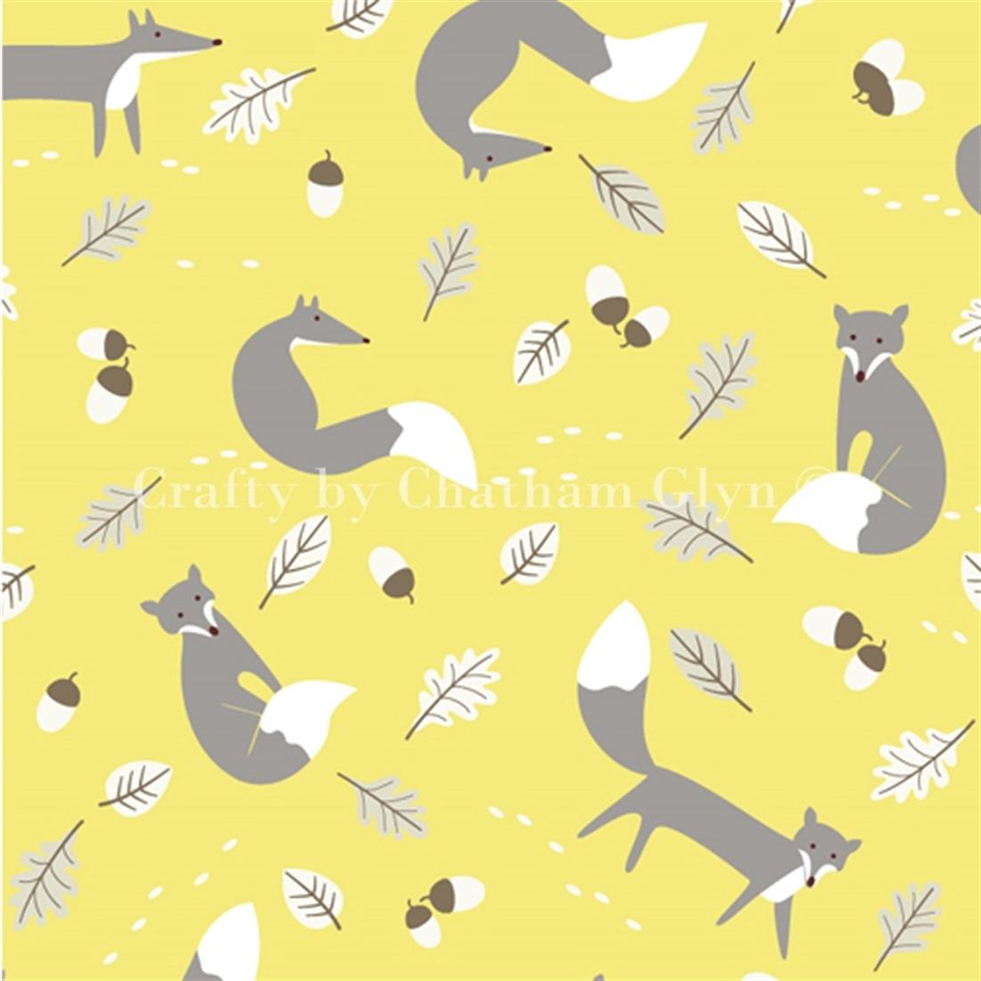 Yellow Cotton Mr Fox