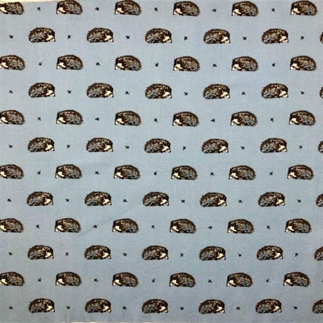 Powder Blue Cotton Harriet Hedgehog