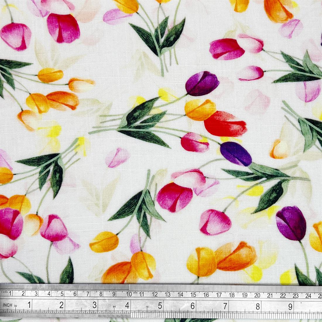 Olivia Printed Linen Viscose