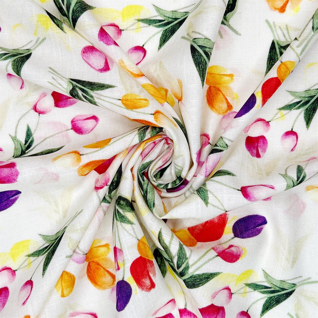 Olivia Printed Linen Viscose