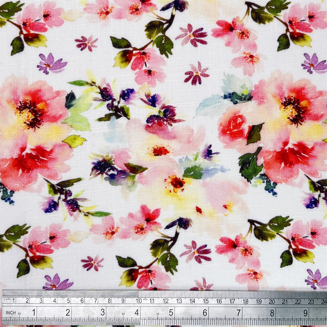 Rebecca Printed Linen Viscose