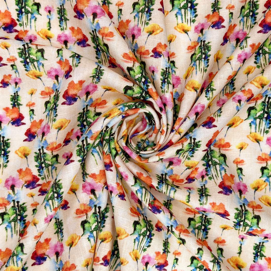 Tiffany Printed Linen Viscose