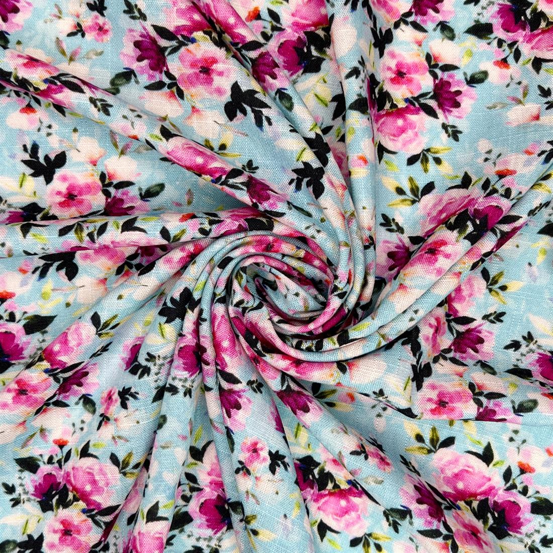 Hattie Printed Linen Viscose