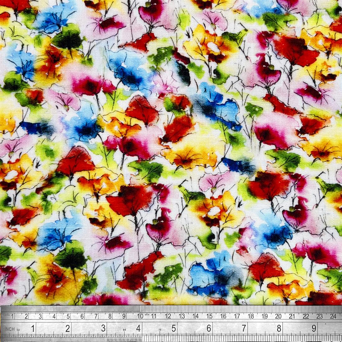 Jasmine Printed Linen Viscose