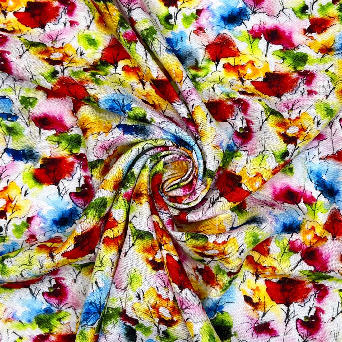 Jasmine Printed Linen Viscose