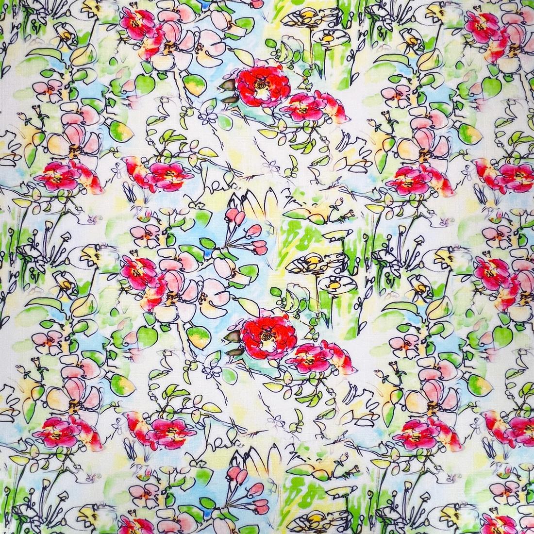 Penelope Printed Linen Viscose
