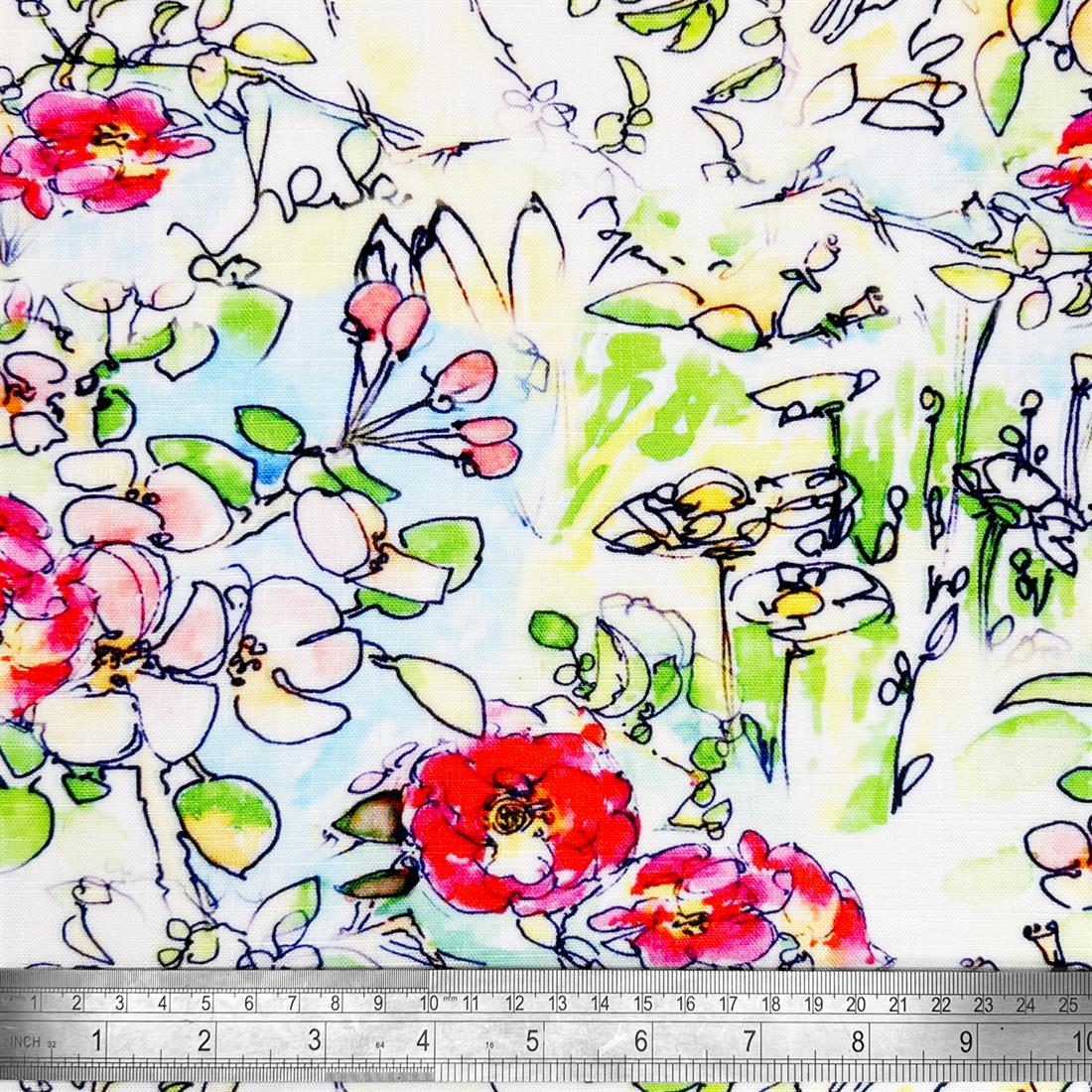 Penelope Printed Linen Viscose