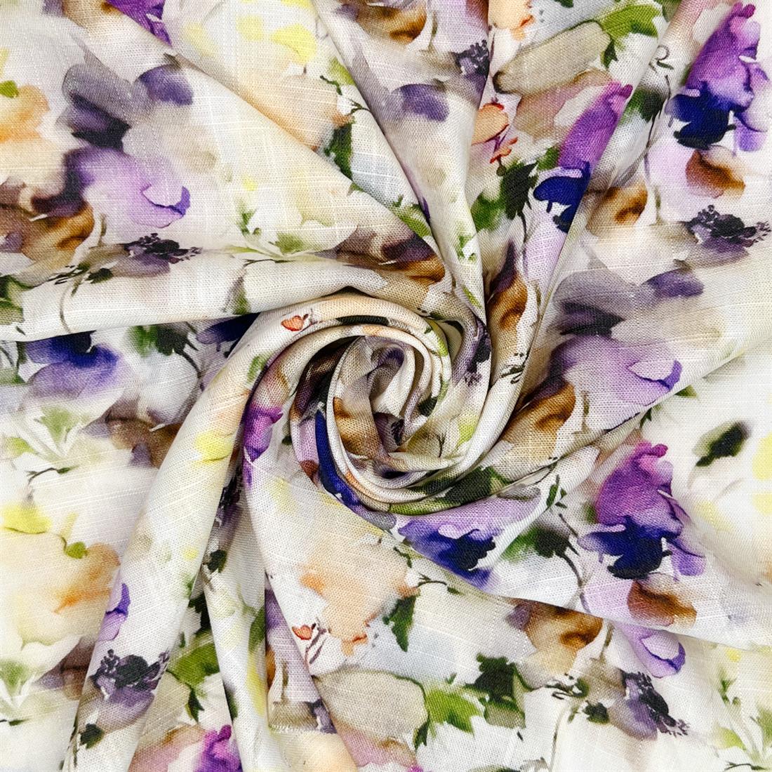Gracie Printed Linen Viscose