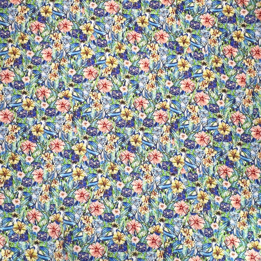 Willow Printed Linen Viscose