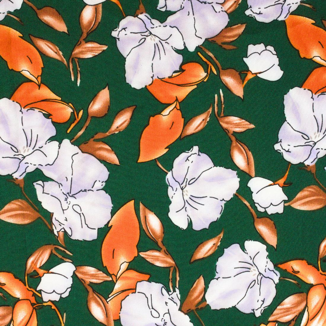Multicolour Floral Printed Viscose Fabric