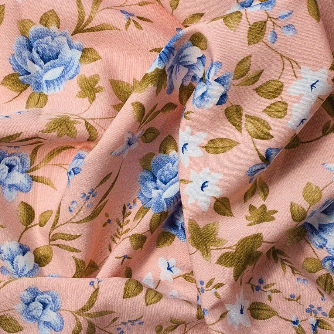 Multicolour Floral Printed Viscose Fabric