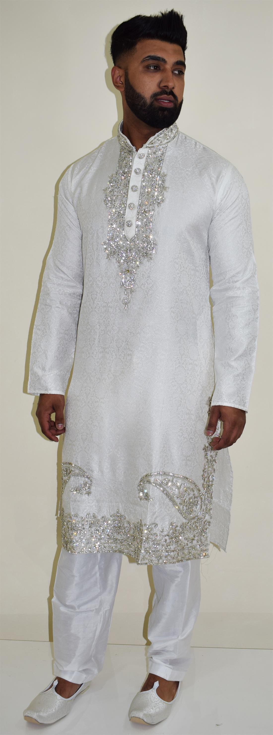 Ivory Mens Kurta Pajama