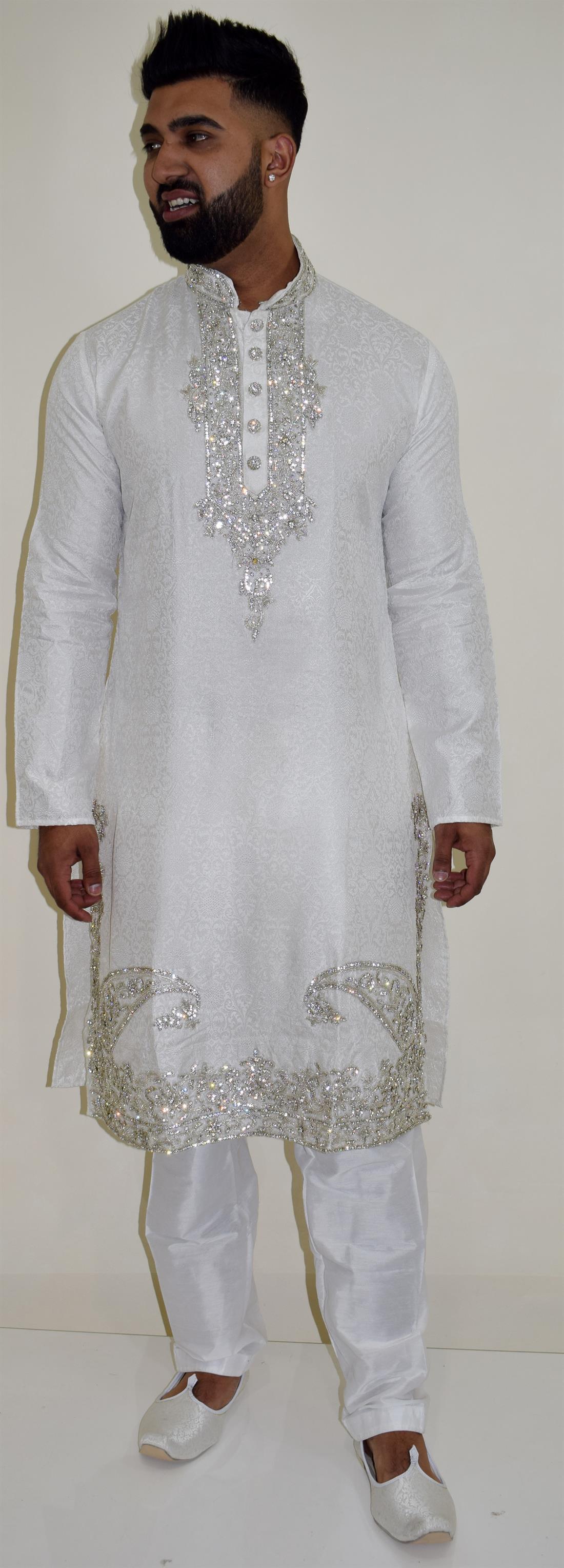 Ivory Mens Kurta Pajama