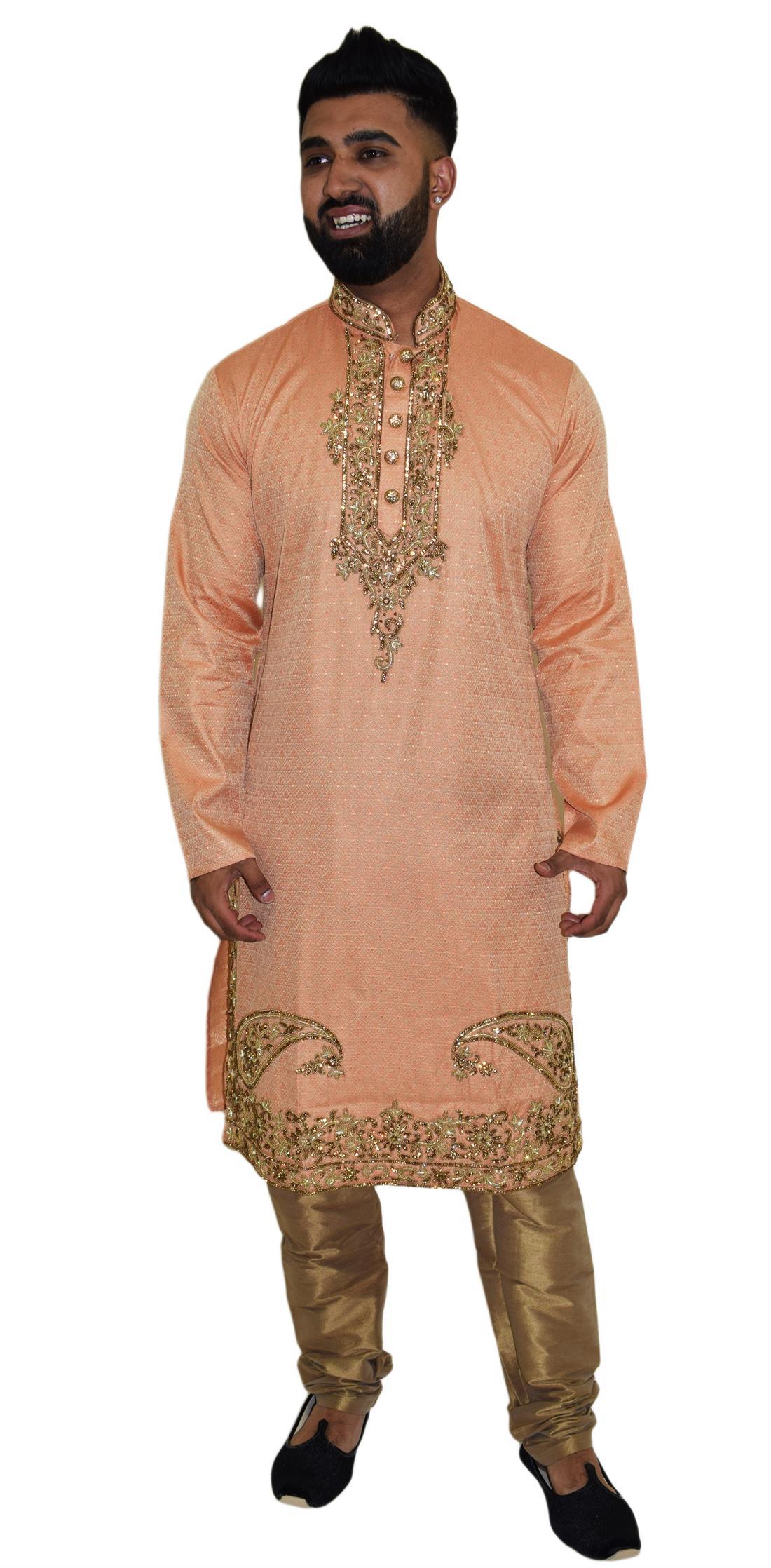 Red Mens Kurta Pajama
