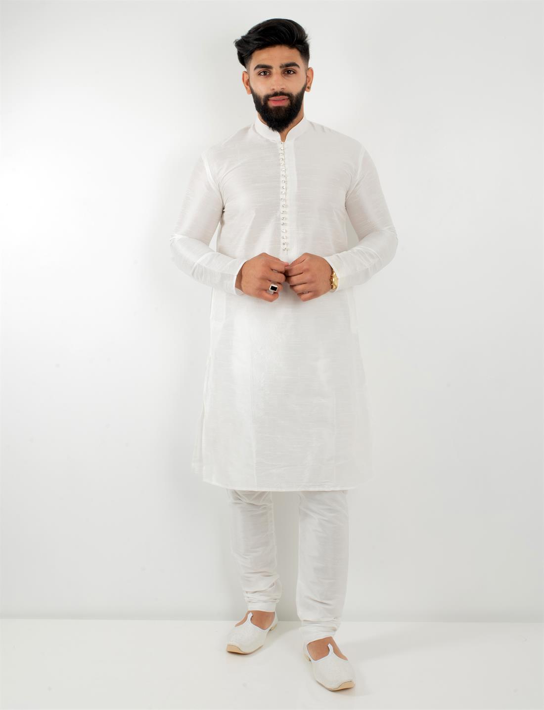 Ivory Mens Kurta Pajama