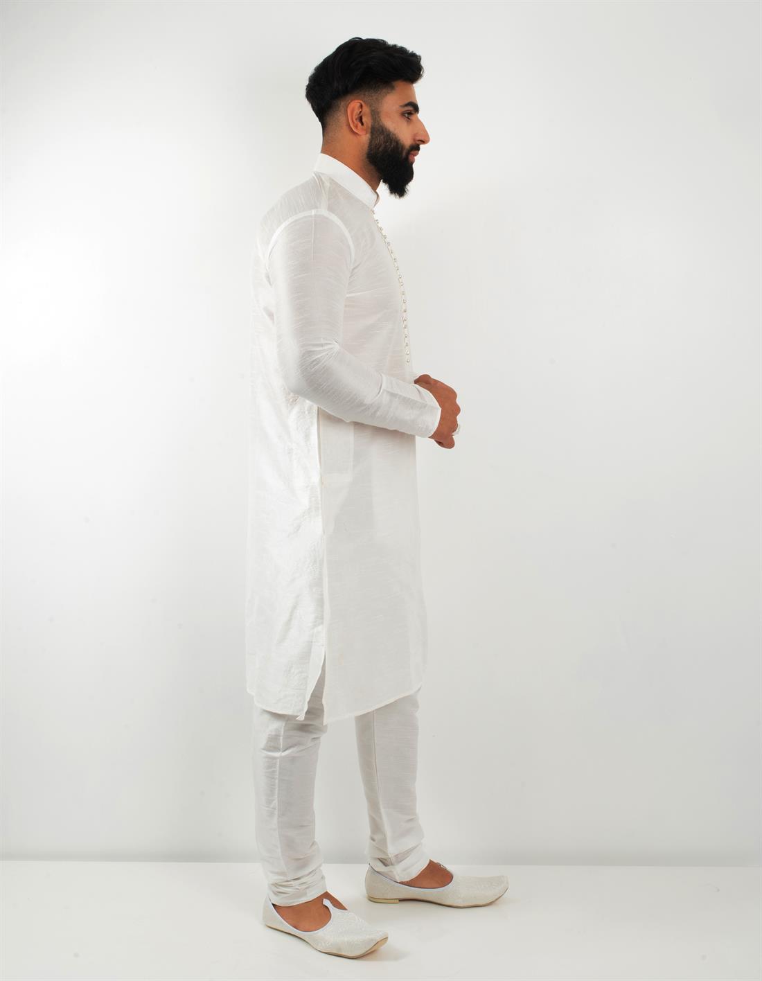 Ivory Mens Kurta Pajama