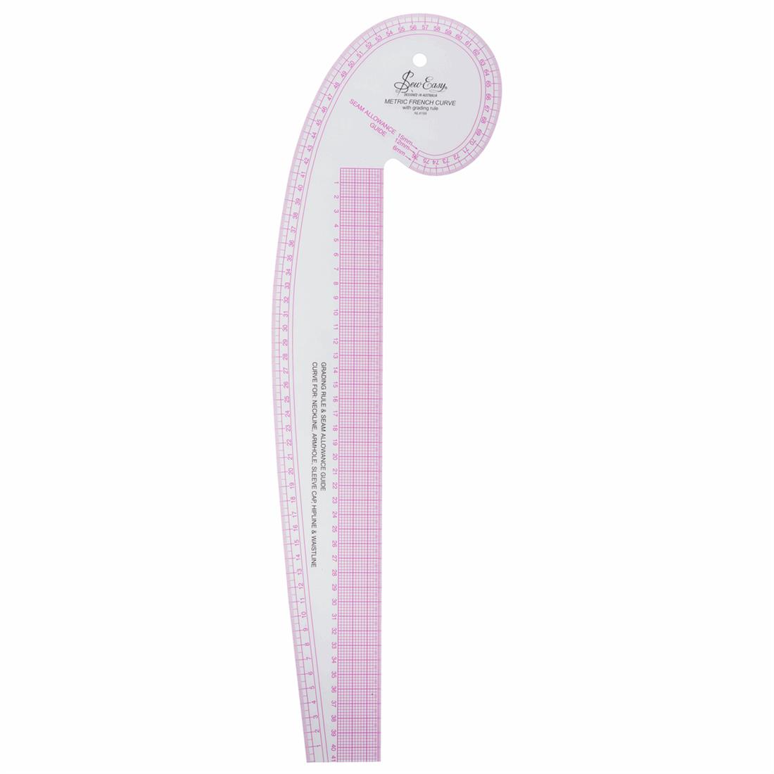 Sew Easy Metric French Curve.