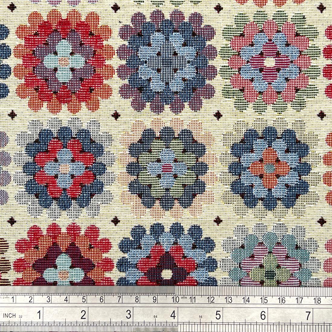 Multicolour Cotton Coloured Tapestry